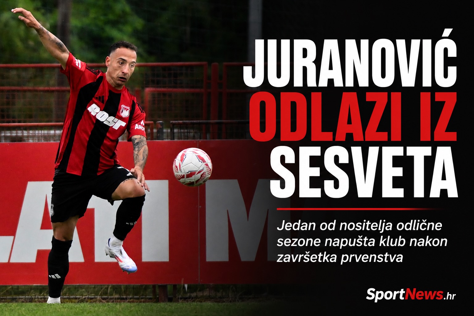 Juranović napušta Sesvete, neće produžiti ugovor.