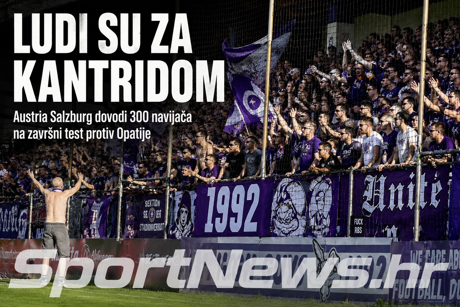 AUSTRIJANCI STIŽU NA KANTRIDU - "Ludi su za Kantridom, dolazi i 300 navijača"