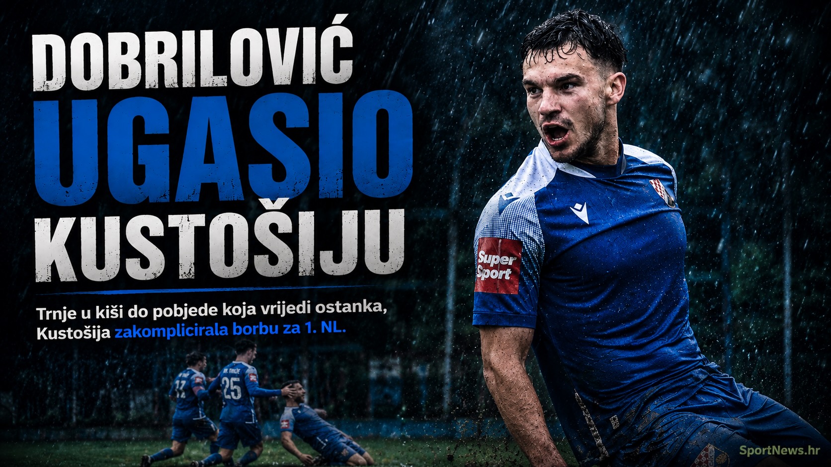 Karlo Dobrilović ugasio Kustošiju u Trnju, gol Dobrilovića i crveni karton Grafa srušili su lidera u utakmici koja je  promijenila vrh 2. NL.